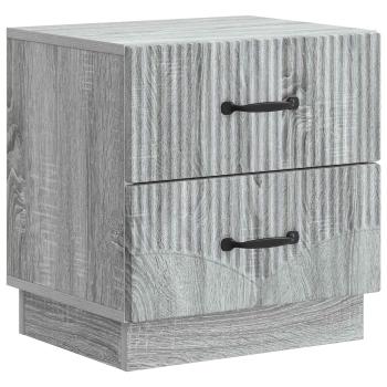 Nachttisch Graues Sonoma 43 x 34,5 x 44,5 cm Holzwerkstoff