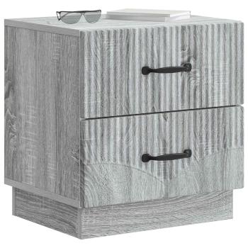 Nachttisch Graues Sonoma 43 x 34,5 x 44,5 cm Holzwerkstoff