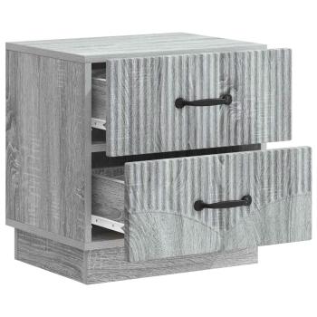 Nachttisch Graues Sonoma 43 x 34,5 x 44,5 cm Holzwerkstoff