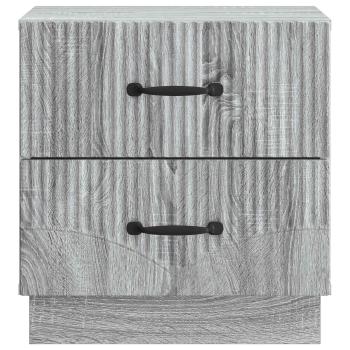 Nachttisch Graues Sonoma 43 x 34,5 x 44,5 cm Holzwerkstoff