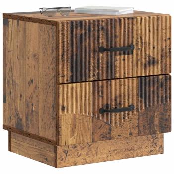 Nachttisch Altholz 43 x 34,5 x 44,5 cm Holzwerkstoff