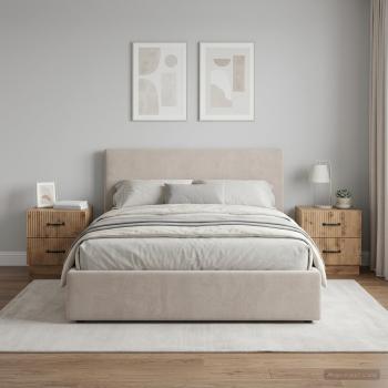 ARDEBO.de - Nachttisch 2 stk. Artisan-Eiche 43 x 34,5 x 44,5 cm