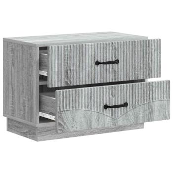 Nachttisch Sonoma-Grau 62 x 34,5 x 44,5 cm Holzwerkstoff