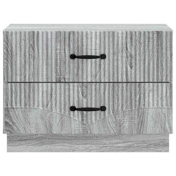 Nachttisch Sonoma-Grau 62 x 34,5 x 44,5 cm Holzwerkstoff