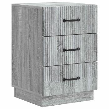 Nachttisch Graues Sonoma 43 x 41 x 63,5 cm Holzwerkstoff