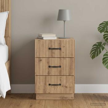 ARDEBO.de - Nachttisch Artisan-Eiche 43 x 41 x 63,5 cm Holzwerkstoff