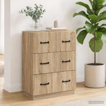 ARDEBO.de - Schubladenschrank Sonoma-Eiche 66 x 34,5 x 87 cm Holzwerkstoff