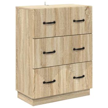 Schubladenschrank Sonoma-Eiche 66 x 34,5 x 87 cm Holzwerkstoff