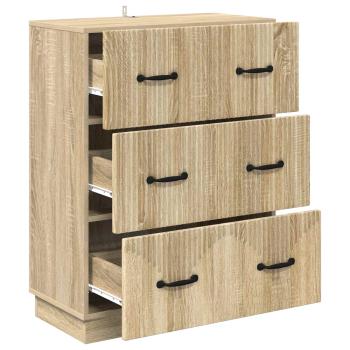Schubladenschrank Sonoma-Eiche 66 x 34,5 x 87 cm Holzwerkstoff