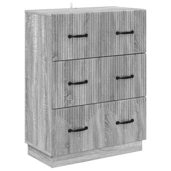 Schubladenschrank Graues Sonoma 66 x 34,5 x 87 cm Holzwerkstoff