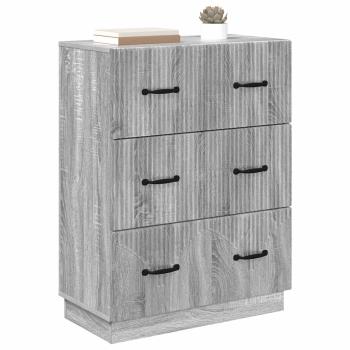 Schubladenschrank Graues Sonoma 66 x 34,5 x 87 cm Holzwerkstoff