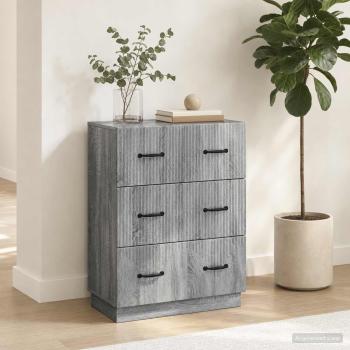 Schubladenschrank Graues Sonoma 66 x 34,5 x 87 cm Holzwerkstoff