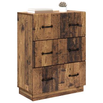 Schubladenschrank Altholz 66 x 34,5 x 87 cm Holzwerkstoff