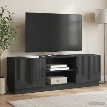 TV-Schränk Schwarz 150 x 31 x 47 cm Holzwerkstoff