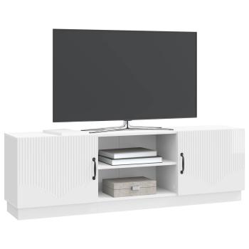 TV-Schränk Hochglanz Weiß 150 x 31 x 47 cm Holzwerkstoff