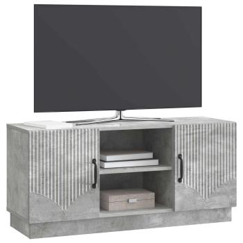 TV-Schränk 102 x 34,5 x 47 cm Betongrau Holzwerkstoff