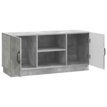 TV-Schränk 102 x 34,5 x 47 cm Betongrau Holzwerkstoff