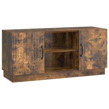 TV-Schränk 102 x 34,5 x 47 cm Räuchereiche Holzwerkstoff