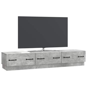 TV-Schränk Betongrau 147 x 34,5 x 27 cm Holzwerkstoff