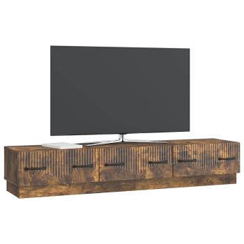 TV-Schränk Geräucherte Eiche 147 x 34,5 x 27 cm Holzwerkstoff