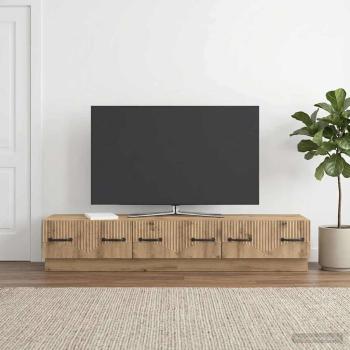 ARDEBO.de - TV-Schränk 147 x 34,5 x 27 cm Artisan-Eiche Holzwerkstoff