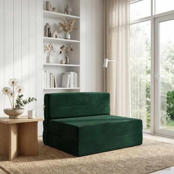 ARDEBO.de - Klappsofa Bett Dunkelgrün 70 x 80 x 60 cm Stoff