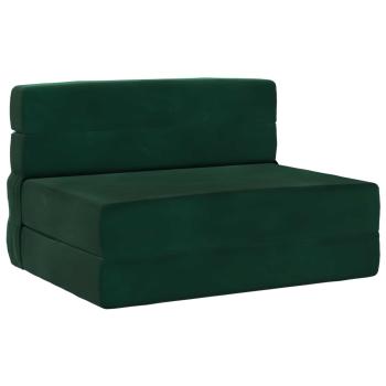 Klappsofa Bett Dunkelgrün 70 x 80 x 60 cm Stoff