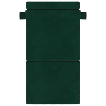 Klappsofa Bett Dunkelgrün 70 x 80 x 60 cm Stoff