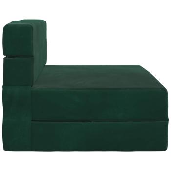 Klappsofa Bett Dunkelgrün 70 x 80 x 60 cm Stoff
