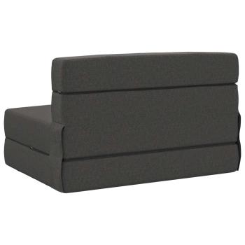Klappsofa Bett Dunkelgrau 100 x 80 x 60 cm Stoff