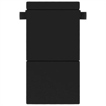 Klappsofa Bett Schwarz 100 x 80 x 60 cm Stoff