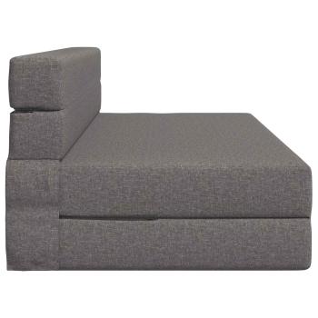 Klappsofa Bett Hellgrau 152 x 86,5 x 60 cm Stoff