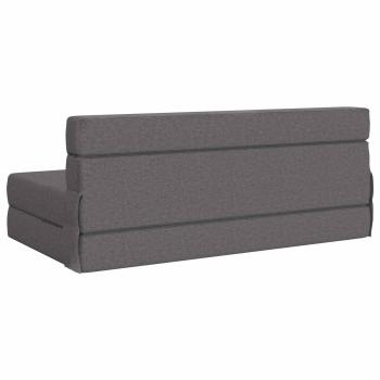 Klappsofa Bett Hellgrau 152 x 86,5 x 60 cm Stoff