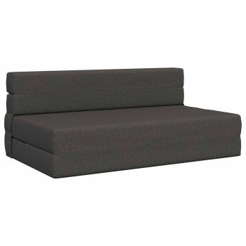 Klappsofa Bett Dunkelgrau 152 x 86,5 x 60 cm Stoff