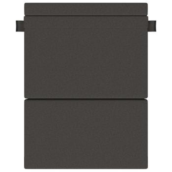 Klappsofa Bett Dunkelgrau 152 x 86,5 x 60 cm Stoff