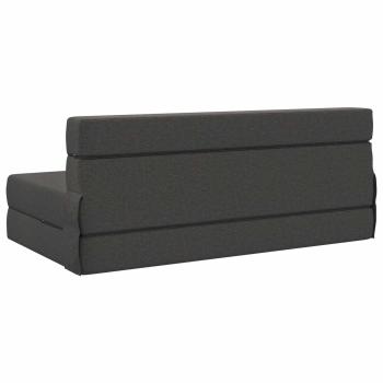 Klappsofa Bett Dunkelgrau 152 x 86,5 x 60 cm Stoff