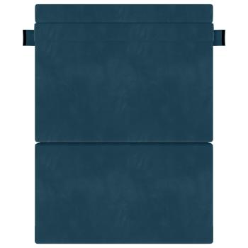 Klappsofa Bett Blau 152 x 86,5 x 60 cm Stoff