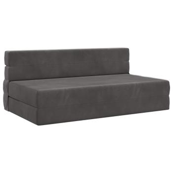 Klappsofa Bett Dunkelgrau 152 x 86,5 x 60 cm Stoff