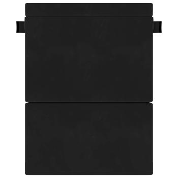 Klappsofa Bett Schwarz 152 x 86,5 x 60 cm Stoff
