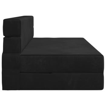 Klappsofa Bett Schwarz 152 x 86,5 x 60 cm Stoff
