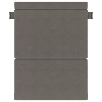 Klappsofa Bett Hellgrau 152 x 86,5 x 60 cm Stoff