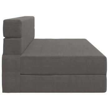 Klappsofa Bett Hellgrau 152 x 86,5 x 60 cm Stoff