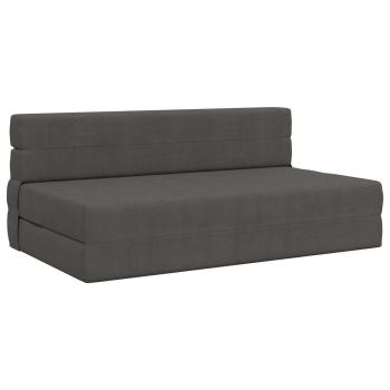 Klappsofa Bett Dunkelgrau 152 x 86,5 x 60 cm Stoff