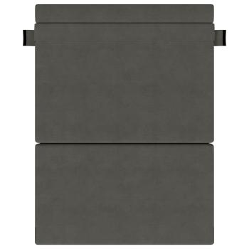 Klappsofa Bett Dunkelgrau 152 x 86,5 x 60 cm Stoff