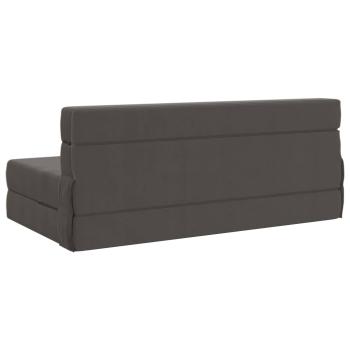 Klappsofa Bett Dunkelgrau 152 x 86,5 x 60 cm Stoff