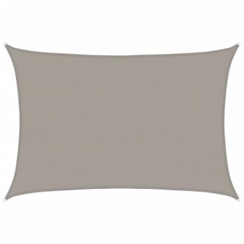 Sonnensegel 160 g/m² Rechteckig Hellgrau 5x7 m HDPE