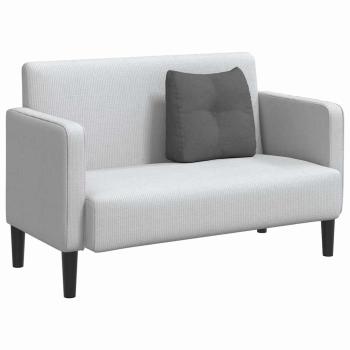 Rücken Kissen Dunkelgrau 45 x 24 x 50 cm Stoff