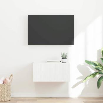 ARDEBO.de - TV-Wandschrank 60 x 31 x 29,5 cm Weiß Holzwerkstoff
