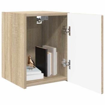 TV-Wandschrank 2 stk. Sonoma Holzwerkstoff