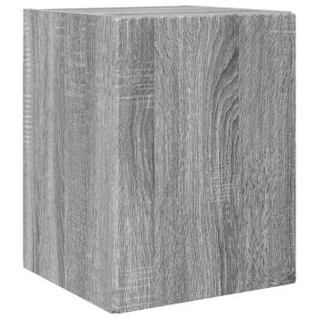 TV-Wandschrank 2 stk. Sonoma-Grau Holzwerkstoff